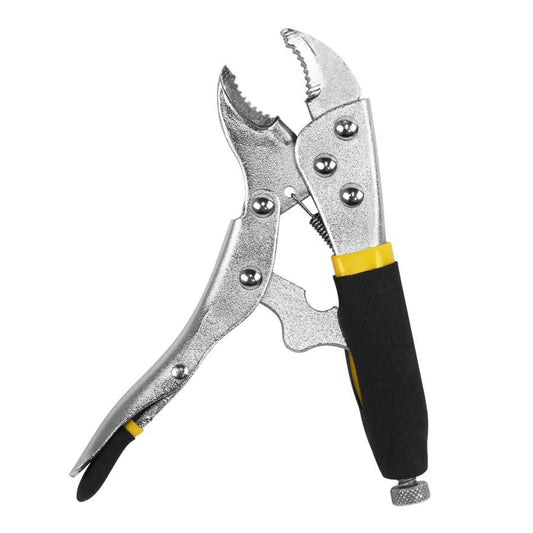 FORGE 10 Inch Locking Pliers, Heavy Duty Lock Grip Tool with Adjustable Jaw, 250mm Carbon Steel Vise Grip for Metal and Workshop Use