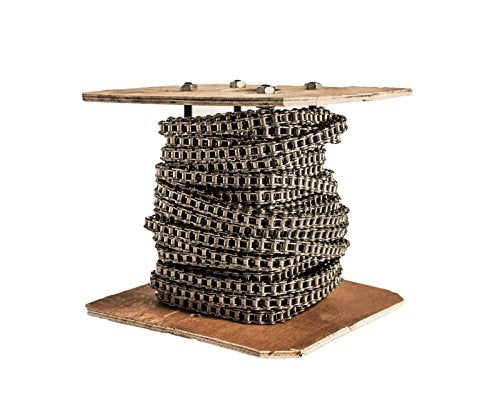 Jeremywell 41 SS Stainless Steel Roller Chain 50 Feet with 5 Connecting Links
