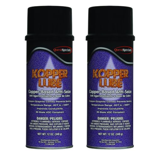 Quest Specialty 5310 Copper Anti-Seize Spray, 12oz. (Pack of 2)