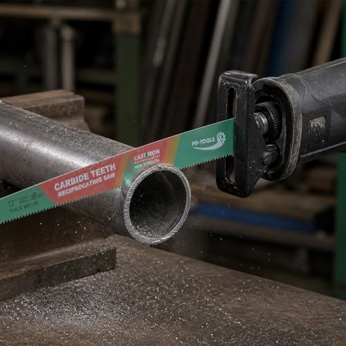 PRODIAMANT Carbide Reciprocating Saw Blade 9" (228mm), 8 TPI - size: 9 in (228 mm)