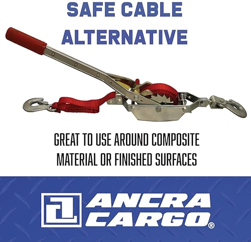 Ancra Cargo Strap Puller, Single Line 1-Ton (2000 lb) Strap Standard