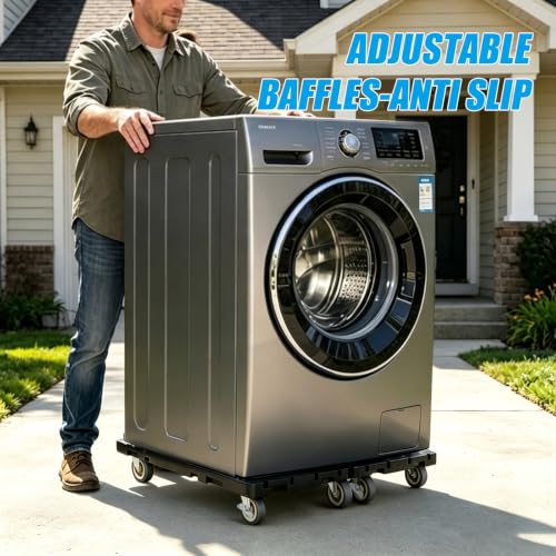 Furniture Dolly 2 Pack Add-On, Connectable Moving Dolly with Wheels