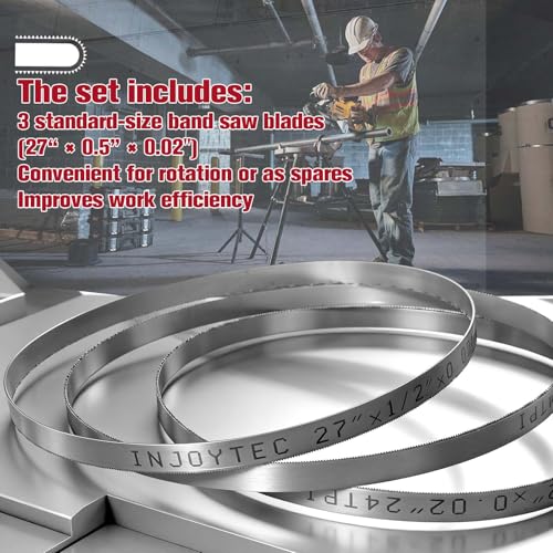 27 Inch Bandsaw Blades 24 TPI Sub-Compact Portable Band Saw Blades - size: 24T