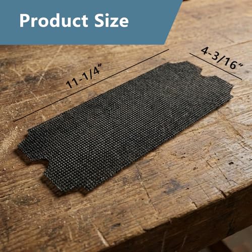 Drywall Sanding Screen Mesh Sheet, 15 Pack Drywall Sandpaper 80 Grit, 4-3/16" x 11-1/4" Dual-Sided Wet Dry Mesh Sandpaper for Drywall, Wood, Metal, Auto - style: 80 Grit
