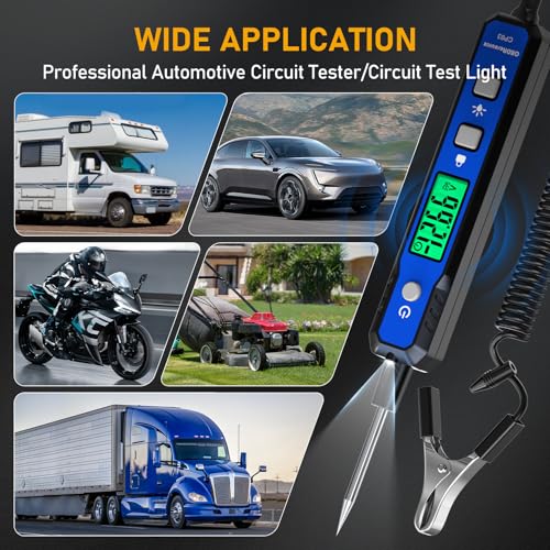OBDResource Auto Test Light, 0.8-100V DC Voltage Power Circuit Probe Tester