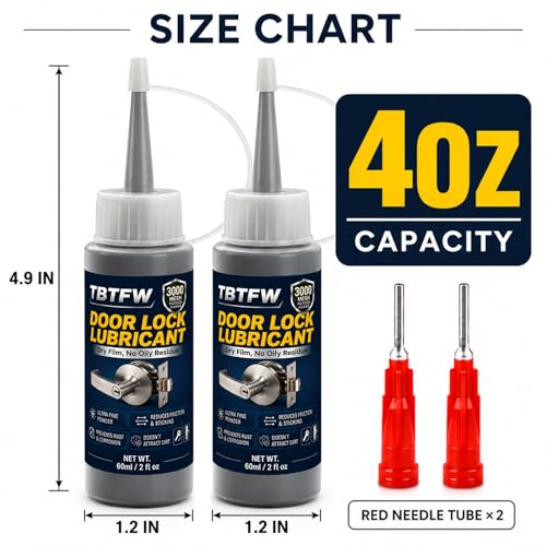 TBTFW Graphite Powder for Locks, High-Purity Graphite Lock Lubricant