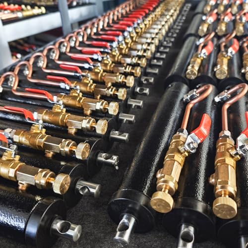 KAKA INDUSTRIAL Hydraulic Cylinder for Metal Bandsaw, 11.22 Inch Retracted to 16.92 Inch Extended Length, 12mm Mounting Hole, Replacement for Metal Cutting Bandsaw Equipment - size: BS-712N/BS-712R/BS-712B Hydraulic Cylinder