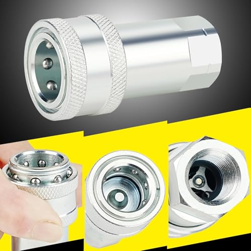 3/8'' Ag Pioneer Hydraulic Quick Connect Coupler Fittings with Dust Cap