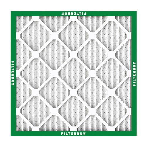 Filterbuy 11.25x11.25x1 Air Filter MERV 8 Dust & Allergy Defense (3-Pack) - size: 11.25x11.25x1