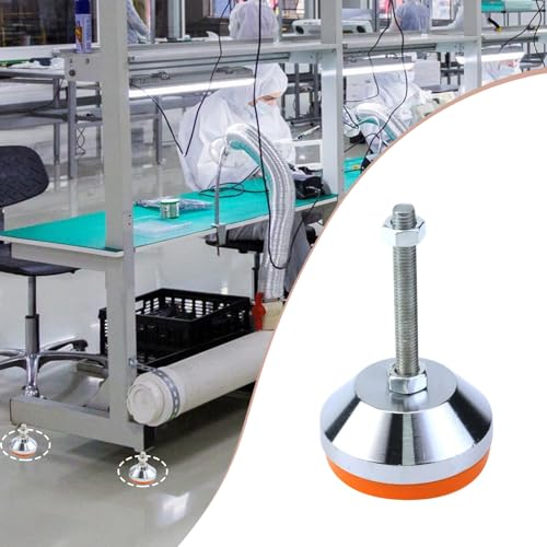 Antrader M8 Thread Adjustable Leg Leveler,4" Height,600 LB Capacity - color: Style 2, size: D60 x M8 x H80