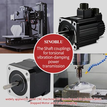 2 Piece 8mm to 10mm Shaft Coupling, Aluminum Rigid Clamping Couplings D32 L45, Shaft Coupler for Stepper Motor Servo Motor CNC Machine 3D Printer DIY Encoder - size: 8mm to 10mm