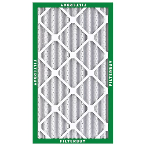 Filterbuy 9.75x23.75x4 Air Filter MERV 8 Dust & Allergy Defense (2-Pack) - size: 9.75x23.75x4