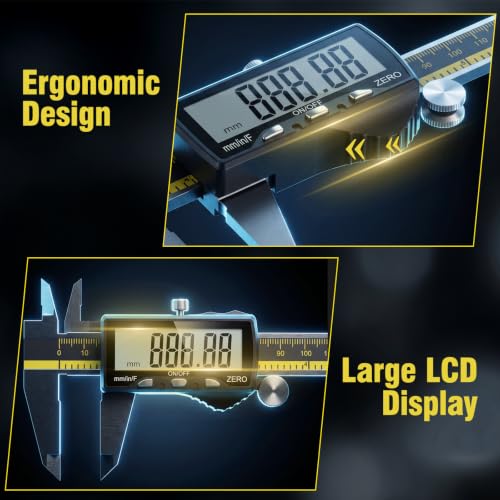 Effix Rechargeable Digital Caliper 12in - size: 12in