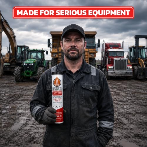 Extreme Duty Red High Temp #2 5 x14oz | Calcium Sulfonate | Multi-Purpose | 580+ Drop Point | 1% Water Washout | Chassis | Wheel Bearings | Agriculture | Construction