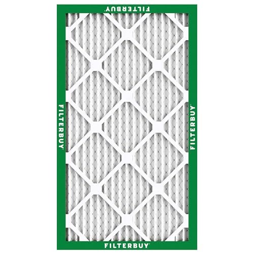 Filterbuy 11.25x23.25x1 Air Filter MERV 8 Dust & Allergy Defense (3-Pack) - size: 11.25x23.25x1