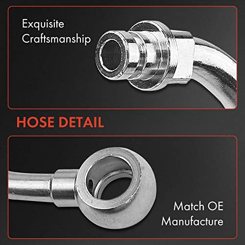 A-Premium Power Steering Pressure Hose Assembly, Pump to Rack