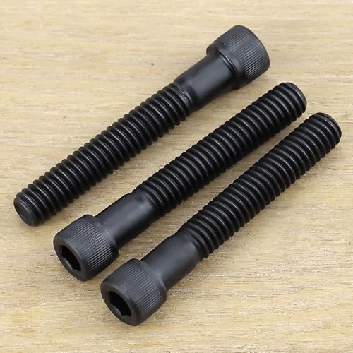 5/16-18 x 2-1/2" Socket Head Cap Screws Bolts, 12.9 Grade Alloy Steel, Black Oxide Finish, Allen Hex Drive, Partial Thread, 10 PCS - size: 5/16-18 x 2-1/2"