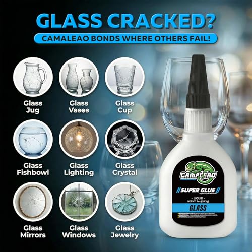Glass Super CA Glue 1oz +1g Kit for Acrylic Plexiglass Bowls - style: Glass Glue