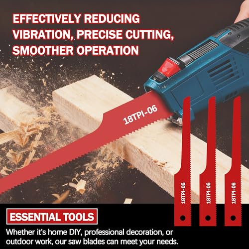 P4EV-6 Air Reciprocating Saw Blades for Ingersol Rand air Saw,4”18 TPI