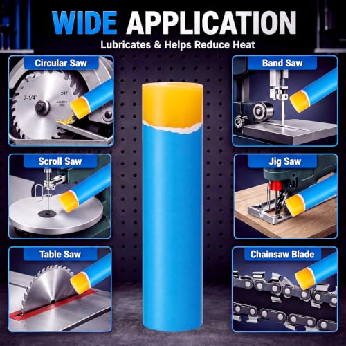 Youyole 2 Pack Saw Blade Lubricant Stick Wax for Sawing and Cutting 25 oz