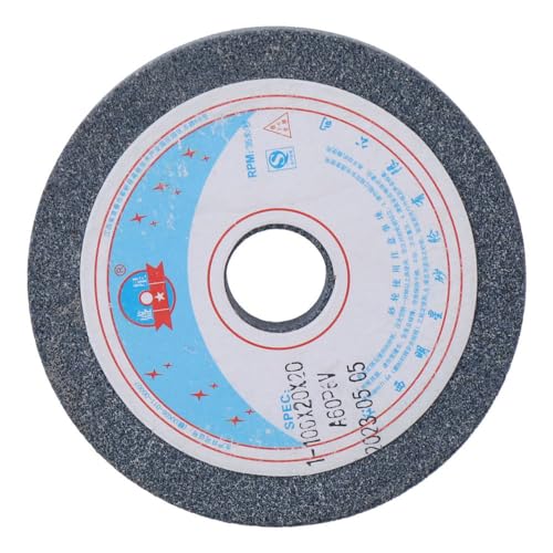 4-Inch Bench Grinding Wheels Aluminum Oxide 60 Grits Surface Grinding Ceramic Tools for Bench Grinder Buffing Machine Polishing