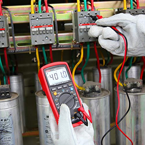 UNI-T True RMS Digital Multimeter UT139E Auto/Manual Range 6000 Counts NCV LPF/LoZ ACV Analog Bar Bandwidth Measures AC DC Voltage AC DC Current Resistance Capacitance Frequency Temperature Duty Cycle - size: UT139E