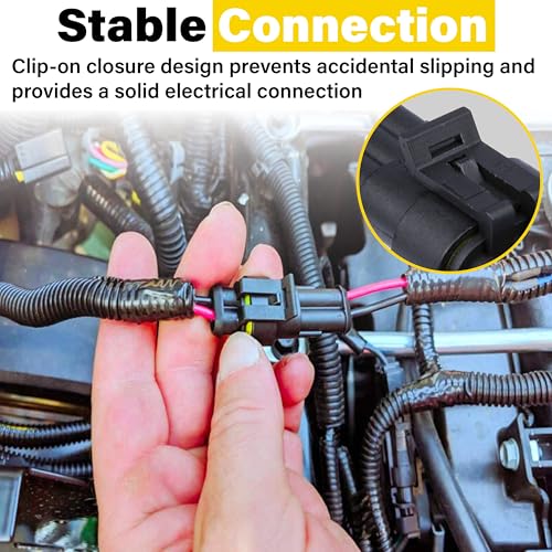 352PCS 1/2/3/4 Pin Connector Kit, Automotive Electrical Connector Terminals