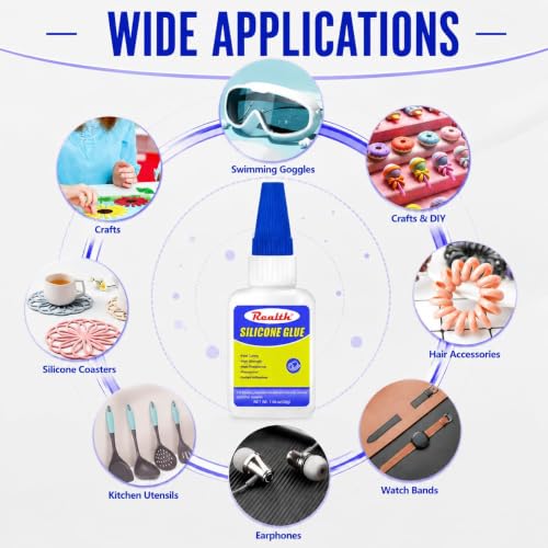 Silicone Glue 30g, Clear Waterproof Heat-Resistant Liquid Silicone Adhesive - size: 30g, style: Silicone Glue