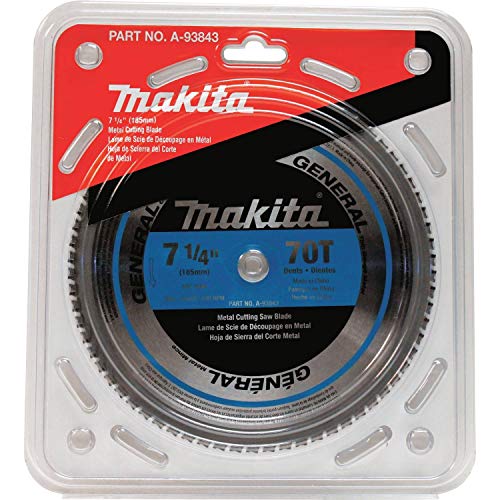 Makita A-93843 7-1/4-Inch 70-Teeth Carbide Metal Cutting Blade, Silver