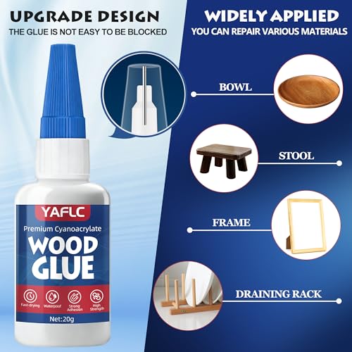 Wood Glue, Liquid Super Glue for Wood 40g - style: Wood Glue