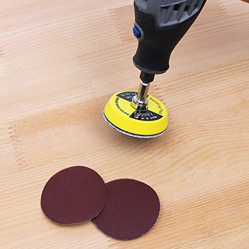 2 Inch Sanding Discs Kit Drill Sanding Attachment, 40-400 Grit
