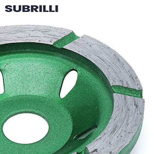 3 Inch Diamond Cup Grinding Wheel Large Grinding Segments for Angle Grinder, for Granite, Stone, Marble, Masonry, Concrete - size: 3-Inch