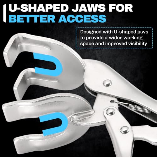 4 Pack 9-Inch Locking Pliers Welding Clamp Pliers