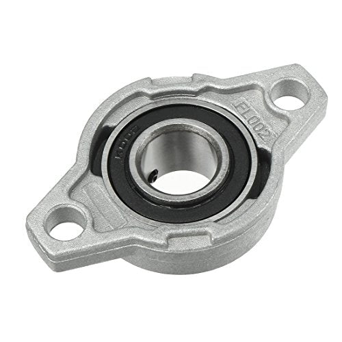 uxcell 2pcs KFL002 15mm Zinc Alloy Self Aligning Pillow Block Flange Bearing - size: 15mm