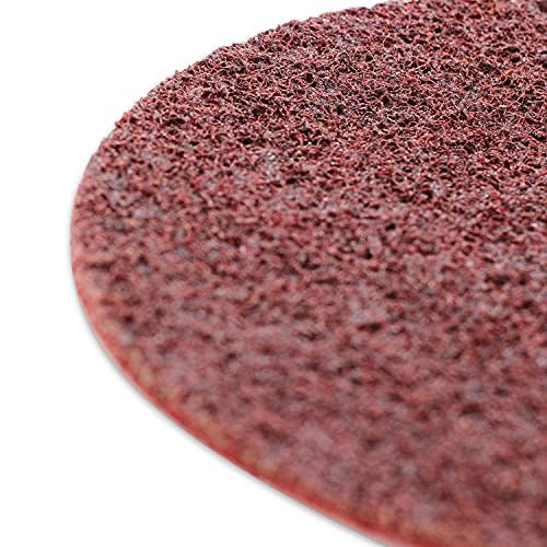 BHA 5" Hook & Loop Surface Conditioning Discs, Red (Medium) - 10 Pack - size: Red (Medium)