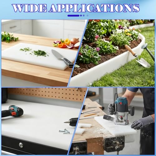 HDPE Sheet, 3" x 6", 3/16" (5mm) High Density Polyethylene Plastic Board - color: 3/16"(5mm) Thick, size: 3" x 6"
