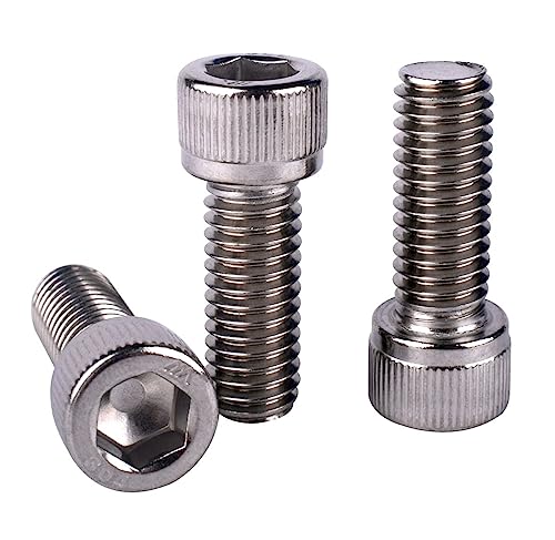 1/4-20 x 1 Allen Hex Socket Head Screw Bolt, 304 Stainless Steel 18-8, UNC Machine Full Thread, Pack of 20 - size: 1/4-20 x 1" (20 PCS)
