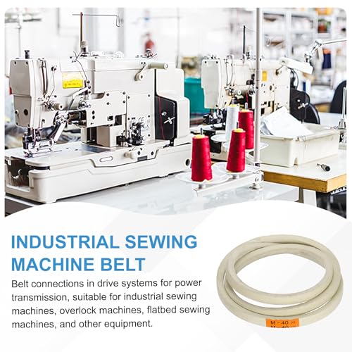 uxcell 4Pcs M40 Industrial Sewing Machine Belt 40.5" Outer Girth Rubber - size: M40