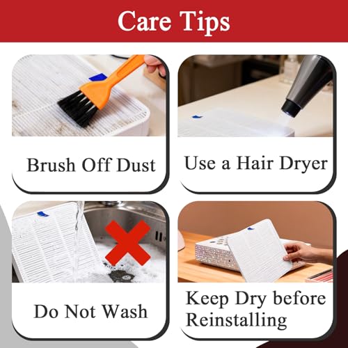 6 Pcs Nail Dust Collector Filter Compatible with CHRISTINE SHELLY 503