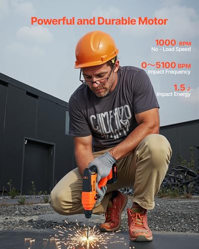 VEVOR 5/8" SDS-Plus Rotary Hammer Drill,20V Brushless Cordless Hammer Drills,4.0Ah Lithium-Ion Battery Powered,3.0A Fast Charger,Electric Demolition Hammers Variable Speed,Power Tool For Concret - size: 5/8 in