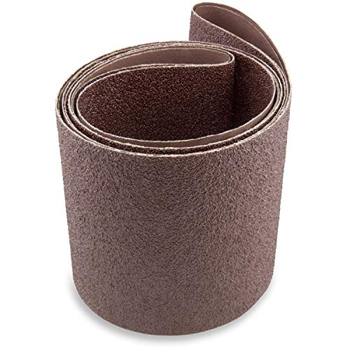 Red Label Abrasives 6 X 48 Inch 80 Grit Aluminum Oxide Premium Quality Multipurpose Sanding Belts, 2 Pack - size: 80 Grit