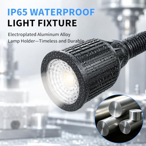 Magnetic Work Light, 1320 Lumens LED Lathe Machine Light with Flexible Gooseneck and Magnetic Base, Shop Tool Lamp for Lathe, Work Bench, Sewing Machine, Grill, Industrial Lightin