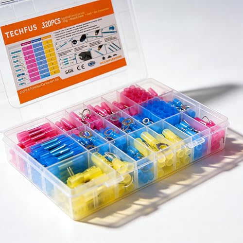 320Pcs Heat Shrink Wire Connectors Kit