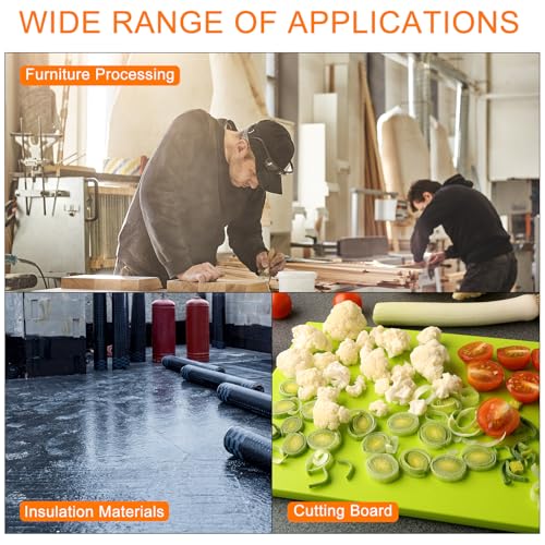 MECCANIXITY 2Pcs UHMW Sheet Ultra High Molecular Weight Polyethylene Sheet, 1/2" Thick Hard HDPE Plastic Sheet Board for Marine Board,DIY Craft, Marine Plywood 12" x 12" Black - color: Black, size: 1/2" x 12" x 12"