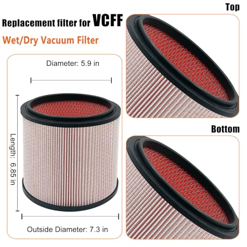 Replacement Filter for Vacmaster 5-20 Gallon/Hart 5-17 Gal