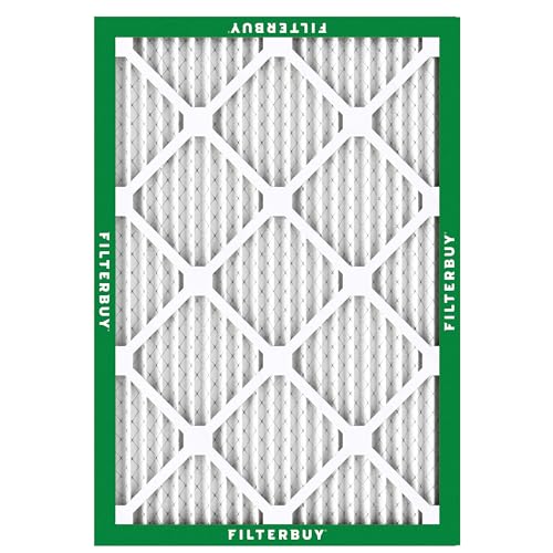 Filterbuy 12x18x1 Air Filter MERV 8 Dust & Allergy Defense (3-Pack) - size: 12x18x1