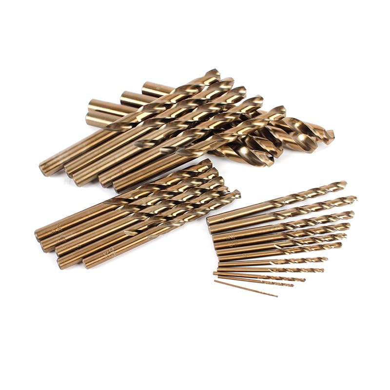 M35 Cobalt Metric Drill bit Set 1mm-13mm/25pcs Drill Bits Suitable for Stainless Steel, Hard Metal, Cast Iron, Copper, Aluminum Plastic - style: 1mm-13mm/25pcs