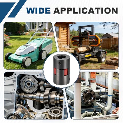 MECCANIXITY Flexible Coupling Coupler Set 5/16" to 35/64" L050 L-Jaw - size: 5/16" to 35/64"
