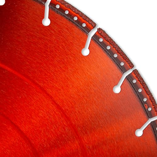 Diamond Extreme 14 Inch Metal Cutting Diamond Blade, Heavy-Duty Vacuum-Brazed Cut Off & Rescue Saw Blade, 1"-20mm Arbor for Rebar, Steel, Stainless Steel & Pipe - size: 14 Inch