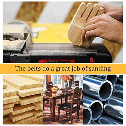5 Pack 6x48 Inch Sanding Belts 120 Grit for Belt Sander - size: 6x48 in 120 grit (5 pack)